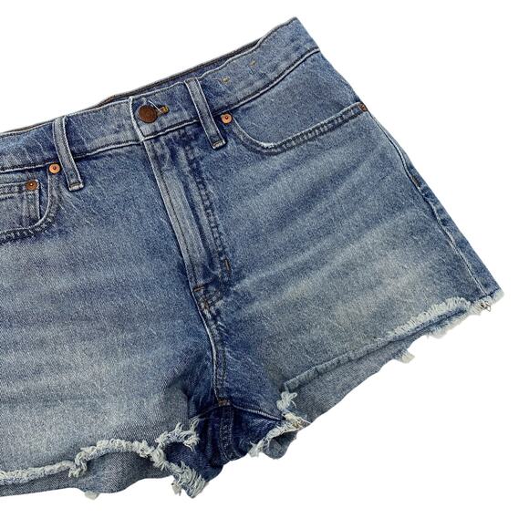 Madewell The Perfect Jean Short in Balsam Wash - Picture 2 of 7